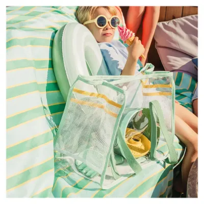 Kit complet verde pentru plaja si nisip