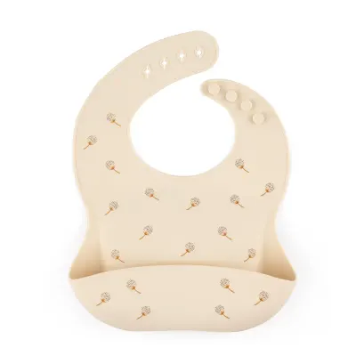 Petite&Mars Sam Beige 6m+ bavețică Dandelion 1 buc
