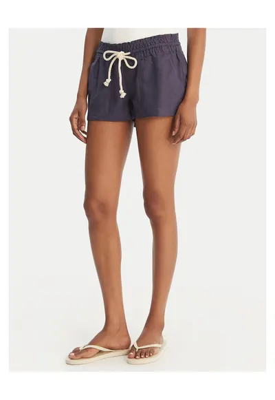 Pantaloni scurti dama - bleumarin - in/viscoza