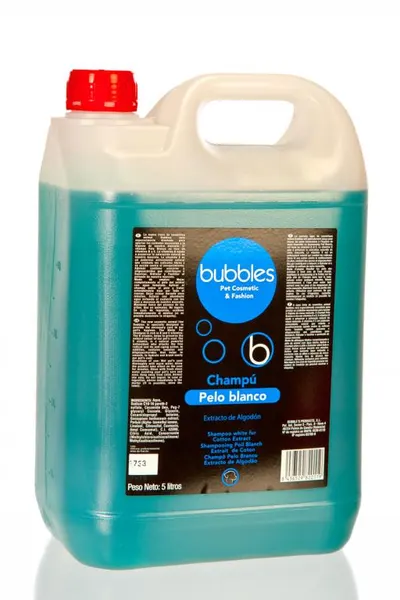 Bubbles Sampon Pelo Blanco 5l