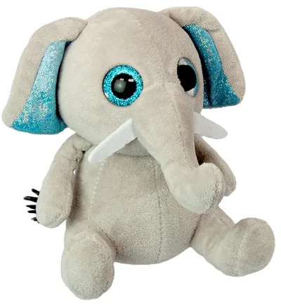 Jucărie de pluș Wild Planet - Elefant mic, 18 cm