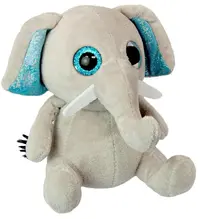 Jucărie de pluș Wild Planet - Elefant mic, 18 cm