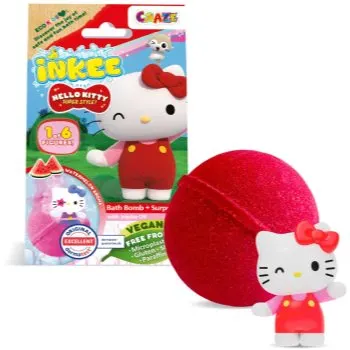 Craze INKEE Hello Kitty bile efervescente pentru baie cu figurină