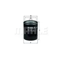 Filtru ulei MAHLE ORIGINAL OC 93
