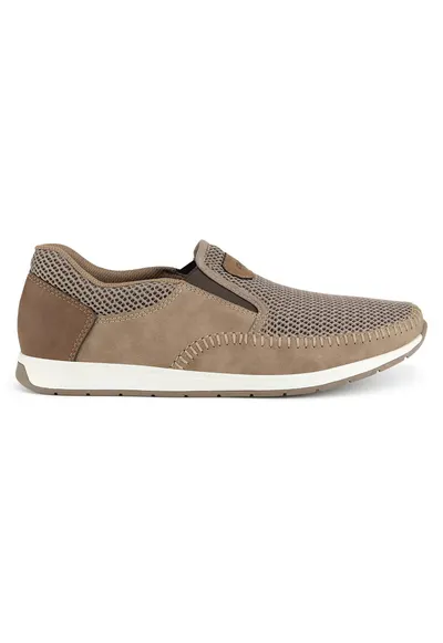 Pantofi barbati - textil - bej