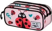 Penar școlar Karactermania OMP! - Ladybug, 3 fermoare