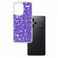 Husa pentru Xiaomi Redmi Note 13 Pro+, Techsuit, Sparkly Glitter, Mov