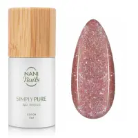 NaniNails Simly Pure unghii cu gel folosind UV / lampă cu LED culoare Rosy Bronze 5 ml