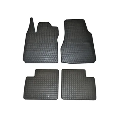 Set covorase auto din cauciuc Renault Twingo III din 2014- culoare Negru, presuri FROGUM, 4 buc.