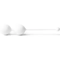 Whoop·de·doo Venus Balls Light bile vaginale White 17 cm