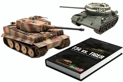 Model asamblat Revell Militar: Tancuri - Conflictul Națiunilor, Al Doilea Război Mondial, Set de cărți