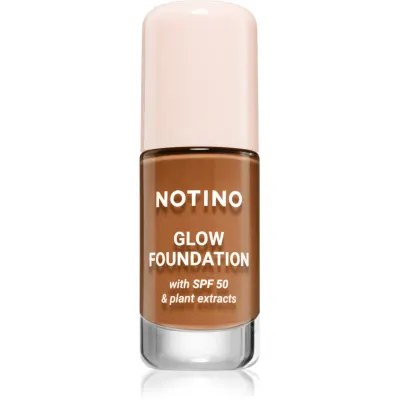 Notino Glow Foundation With SPF 50 & Plant Extracts make-up pentru luminozitate SPF 50 01 Deep Cool 30 ml