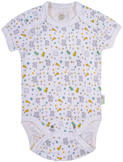 Body pentru bebeluşi Bio Baby - Bumbac organic, 68 cm, 4-6 luni