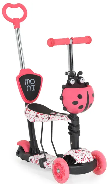 Trotinetă pentru copii Moni - Lollipop, roșie