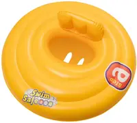 Colac gonflabil pentru bebeluși cu șezut și orificii pentru picioare Bestway - 69 х 69 cm
