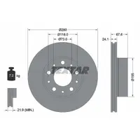 Disc frana TEXTAR 92275105