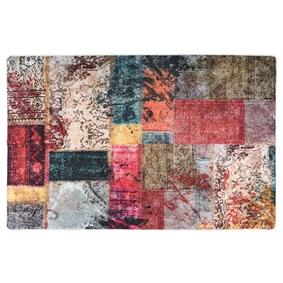 Gossi covor lavabil, mozaic multicolor, 80x150 cm, antiderapant