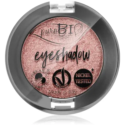 puroBIO Cosmetics Compact Eyeshadows fard ochi culoare 25 Pink 2,5 g