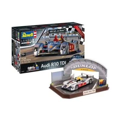 Model set audi r10 tdi le mans + 3d puzzle diorama