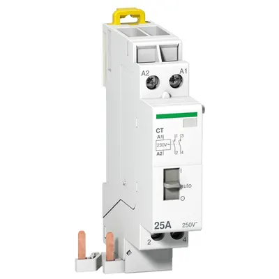 Contactor Cu Selector Manual 25A 2P Uc 230V Ue 230Vac