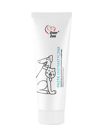OVER ZOO Enzym Dent pastă enzimatică dinți câini și pisici 100 g