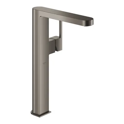 Baterie lavoar Grohe Plus 32618AL3, 3/8, marimea XL, monocomanda, cartus ceramic, evacuare push to open, mat, Hard Graphite