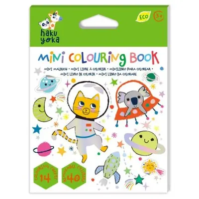 Mini Carte de Colorat Hakuyoka - Spatiu