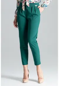 Pantaloni eleganti de dama Gilcrest L028 verde - Verde
