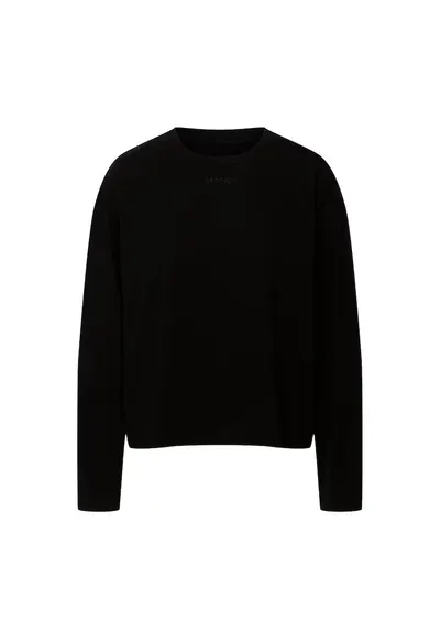 Hanorac dama Ruthie - Bumbac - Negru