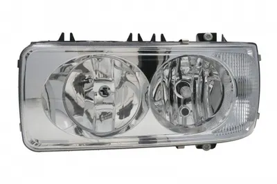 Fat stanga (H1 H7 PY21W W5W, electric, fara motor, culoare insert: crom platinat, culoare indicator: transparent) potrivit DAF 75 CF, 85 CF, CF 65, CF 75, CF 85, LF 45, LF 55, SB, XF 105 01.74