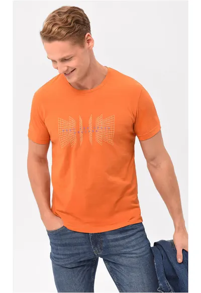 Tricou T-Flux pentru barbati - portocaliu - Portocaliu