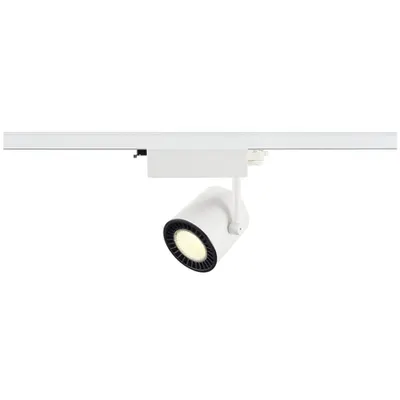 Iluminat decorativ pe sina, Melodii SUPROS TRACK, LED sistem 3 circuite alb alb 4000K CRI90 de luminat 60 ° 3520lm reflector incl. adaptor 3 circuite