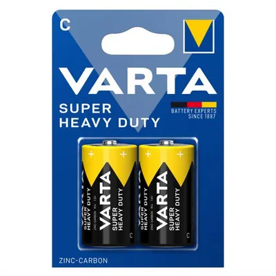 Baterii C R14, blister 2 Buc. Varta Super Heavy Duty