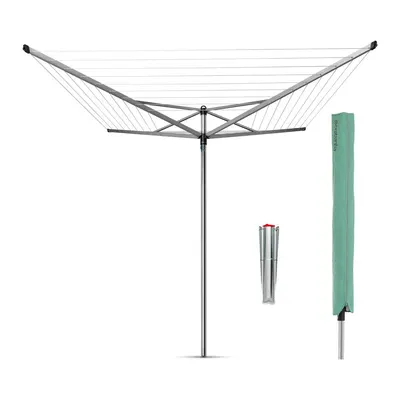 Uscător de rufe argintiu pentru grădină 50 m Topspinner – Brabantia