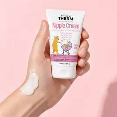 Synergy Therm Mama & Baby - Cremă pentru Mameloane cu Unt de Shea, pentru Pielea Sensibilă în Perioada Alăptării, 30 ml
