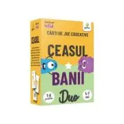Duo Card. Ceasul. Banii. Carti de joc educative