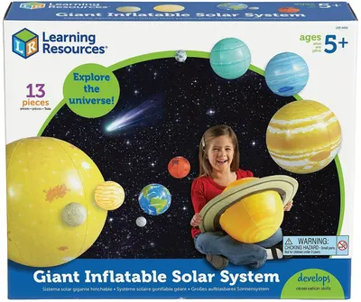 Trusă educațională Learning Resources - Sistem solar gonflabil