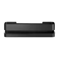 Raft pentru baie negru de montat pe perete din oțel inoxidabil Nexio – Blomus