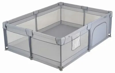 Tarc de joacă Moni - GameZone Basic, 150 x 200 cm, gri