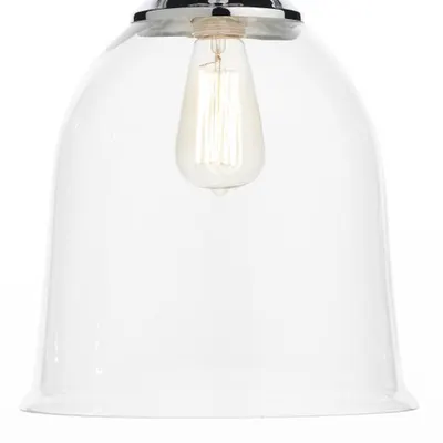 Lampa suspendata Nolan 1 Light Pendant Polished Chrome/ Clear