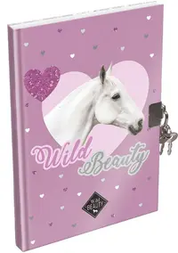 Jurnal secret cu lacăt Lizzy Card Wild Beauty Purple - A5