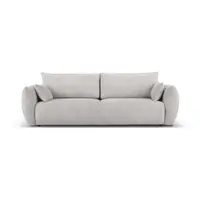 Canapea gri deschis 240 cm Matera – Cosmopolitan Design