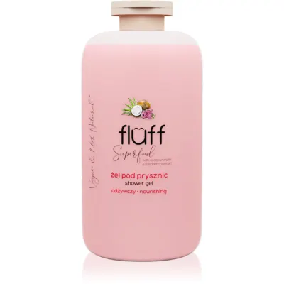 Fluff Superfood gel de duș Coconut Water & Raspberry 500 ml