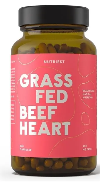 Grass Fed Beef Heart, 240 capsule, Nutriest