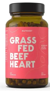 Grass Fed Beef Heart, 240 capsule, Nutriest