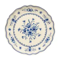 Farfurie albastră/bej pentru desert din gresie ø 21 cm Vila – Costa Nova