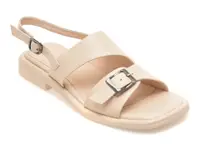Sandale EPICA bej, LD1258, din piele naturala