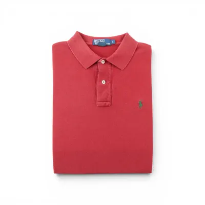 Seconde vie - Polo manches courtes Homme Rouge - Excellent
