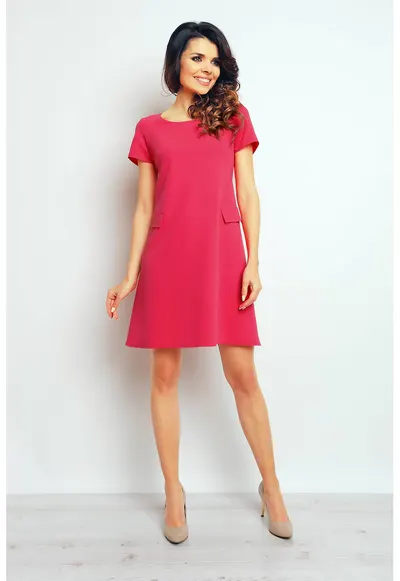 Rochie dama Poliester - M081 - Roz