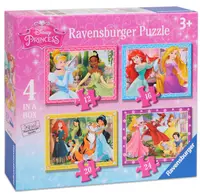 Puzzle Ravensburger 4 în 1 - Printese Disney